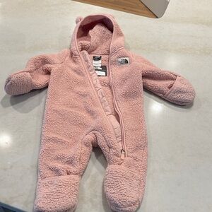 The North Face Soft Pink Kids Footie
